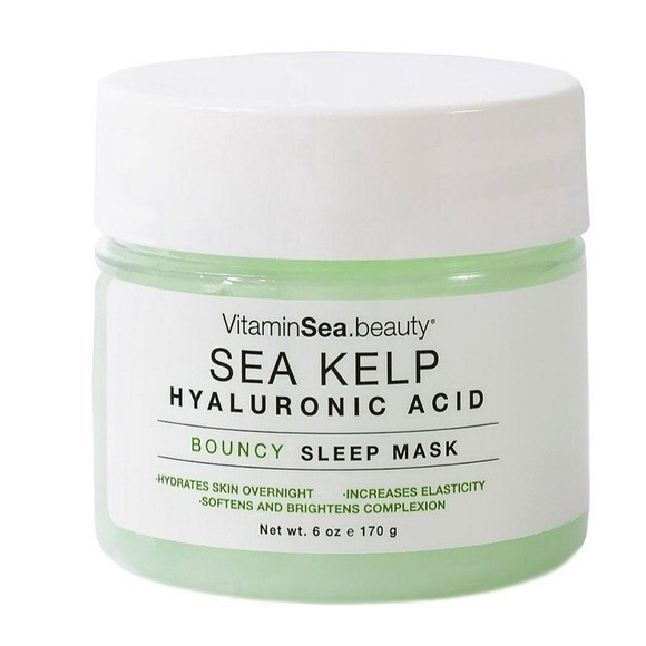 Vitamins and Sea Beauty Bouncy Gel Sea Kelp & Hyaluronic Acid Sleep Mask 6 fl oz - Picture 2 of 6